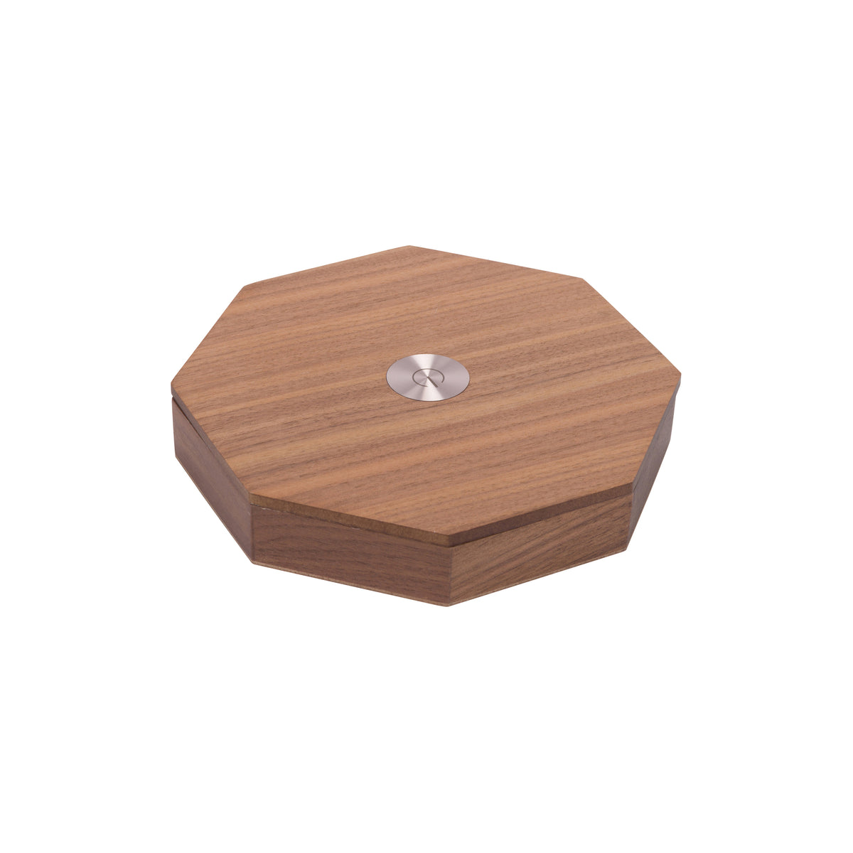 HEXAGON TWIST LAMP - SOLID WALNUT