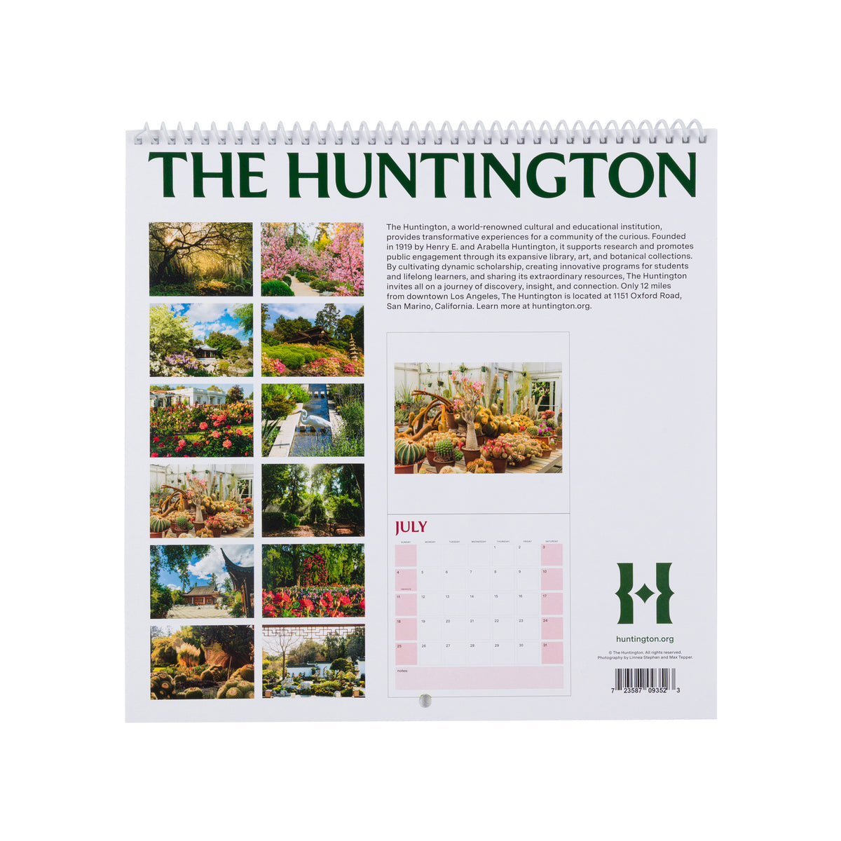 A YEAR IN THE GARDENS 2027 CALENDAR