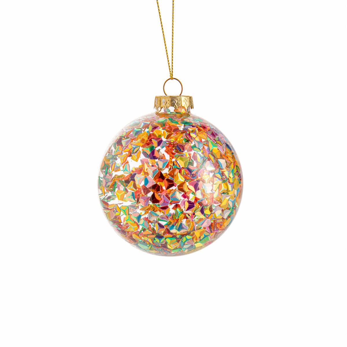 SEQUIN CONFETTI ORNAMENT - SMALL