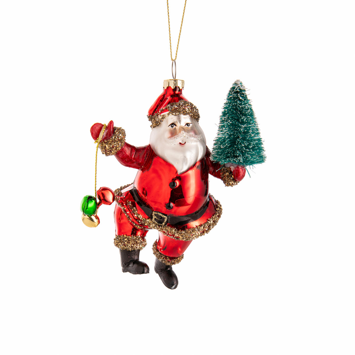 RETRO SANTA ORNAMENT