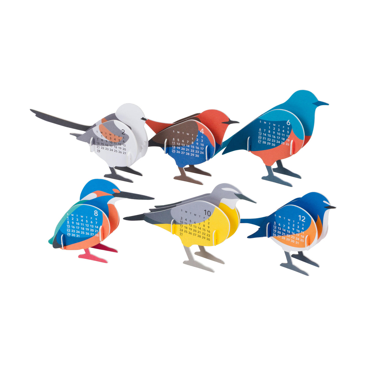 3D BIRDS CALENDAR 2027