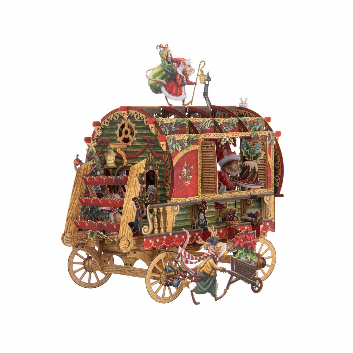 CHRISTMAS CARAVAN 3D CARD