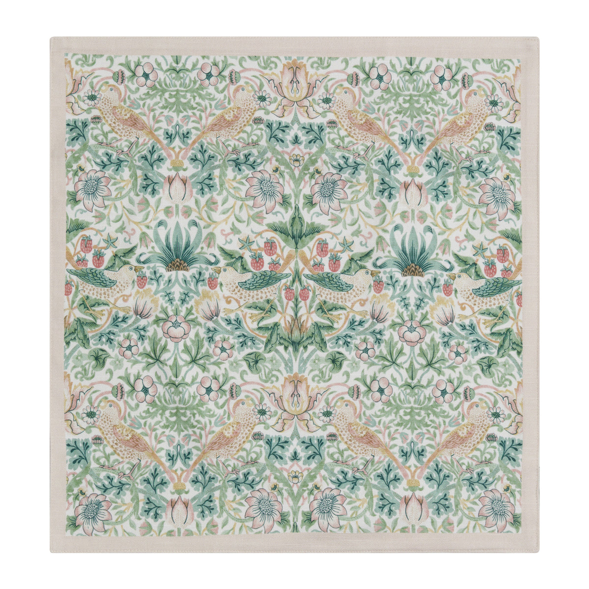 STRAWBERRY THIEF COTTON NAPKINS - SET OF TWO