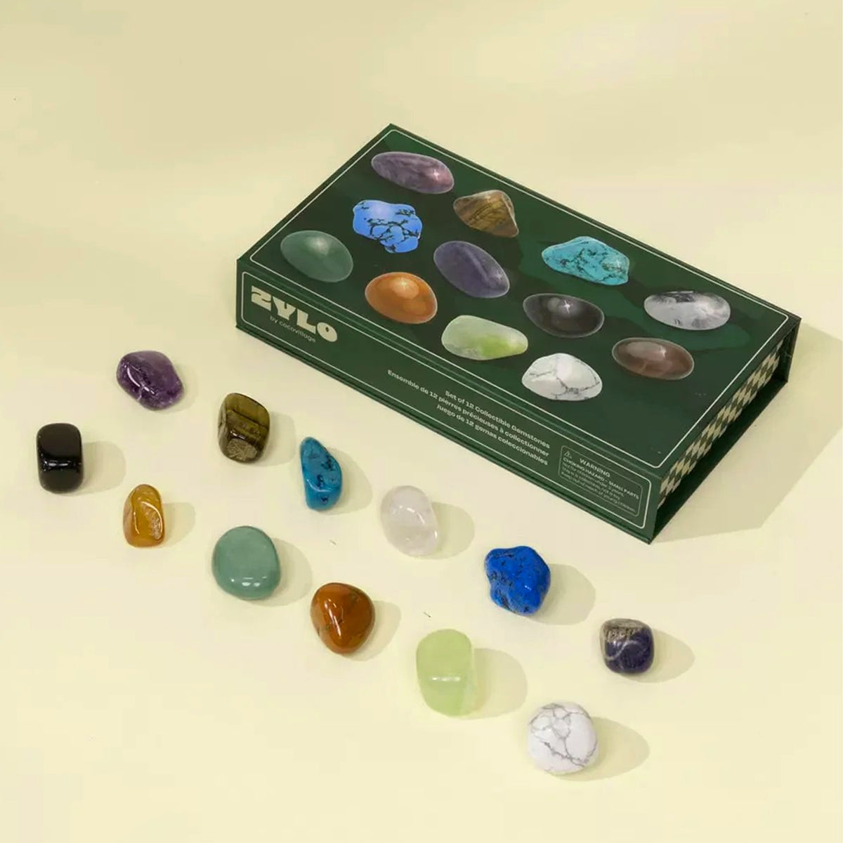 SET OF 12 COLLECTIBLE GEMSTONES