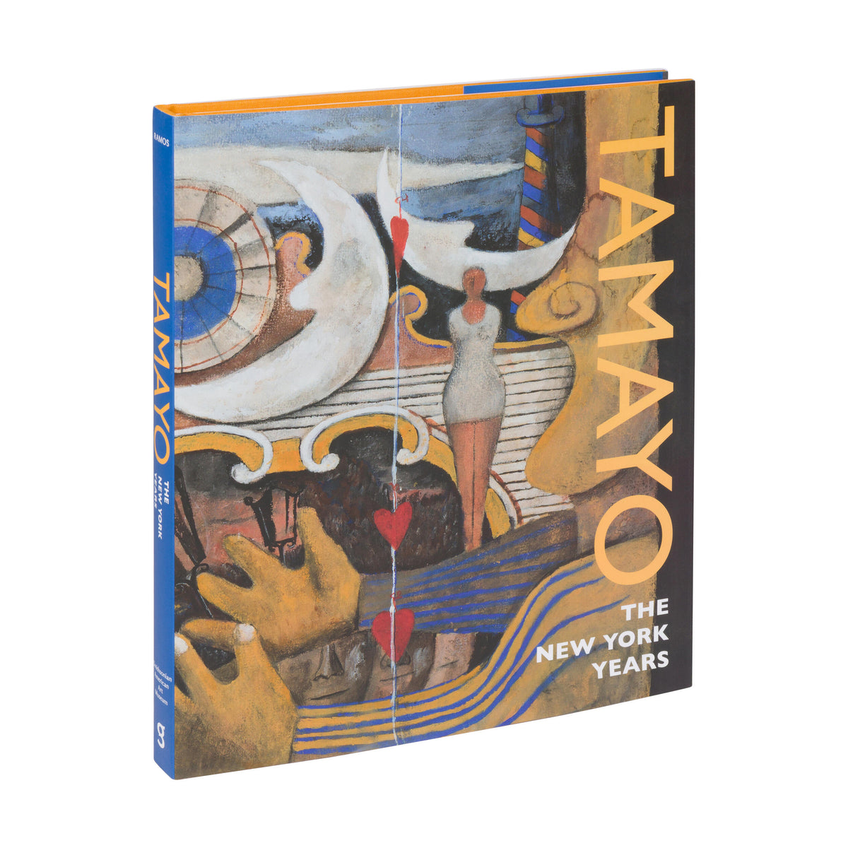 Book titled 'Tamayo: The New York Years' with artistic cover design on a white background