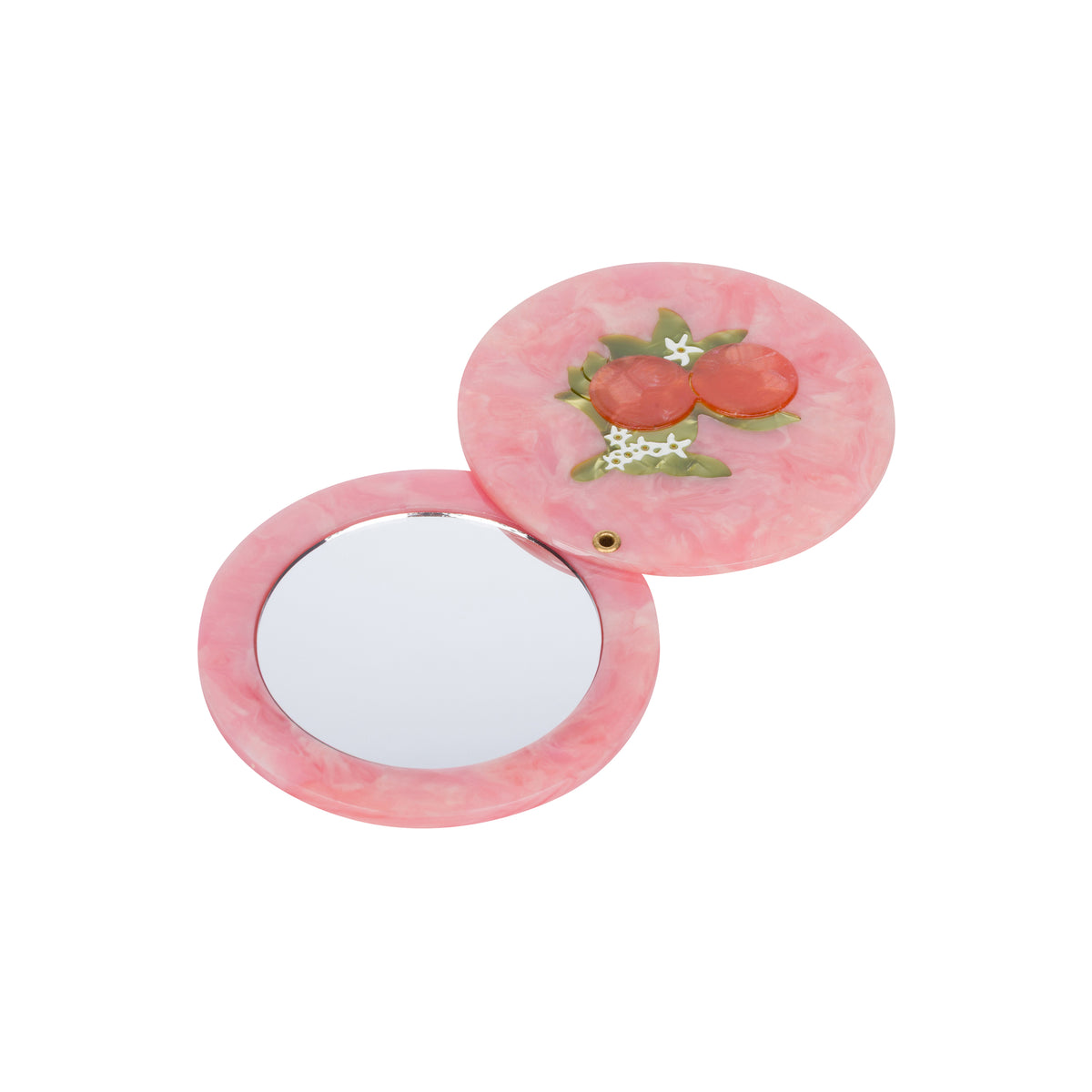 ORANGE BLOSSOM COMPACT  HAND MIRROR