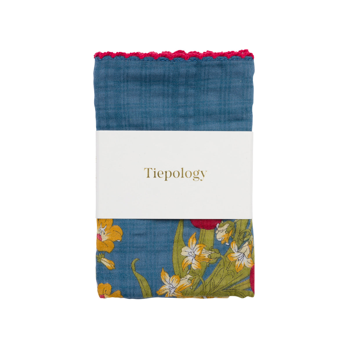 CECILIA FLORAL COTTON RAYON SCARF