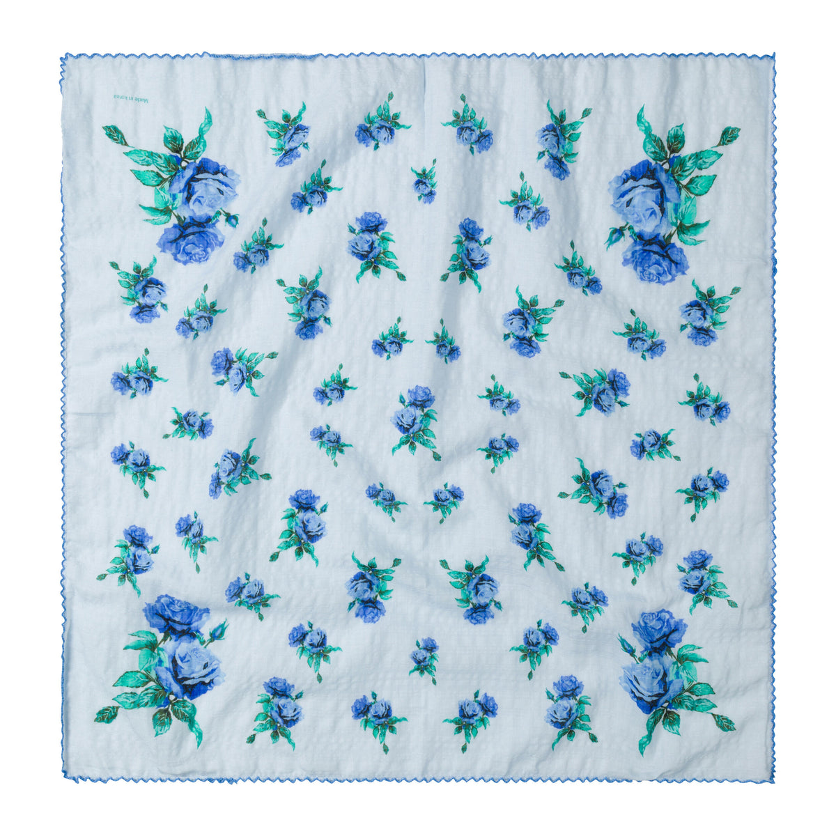 VINTAGE ROSES COTTON RAYON SCARF
