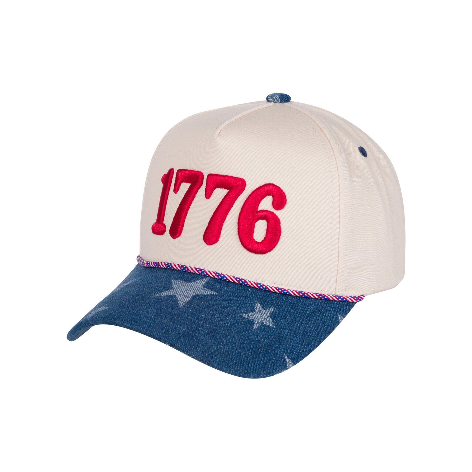 Cap with '1776' on a white background