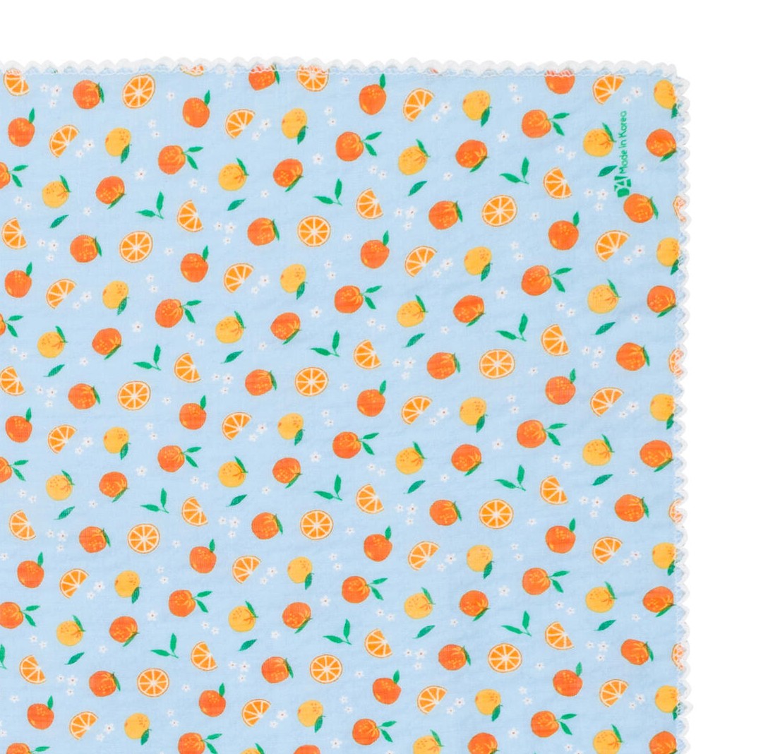 ORANGE SORBET COTTON RAYON SCARF