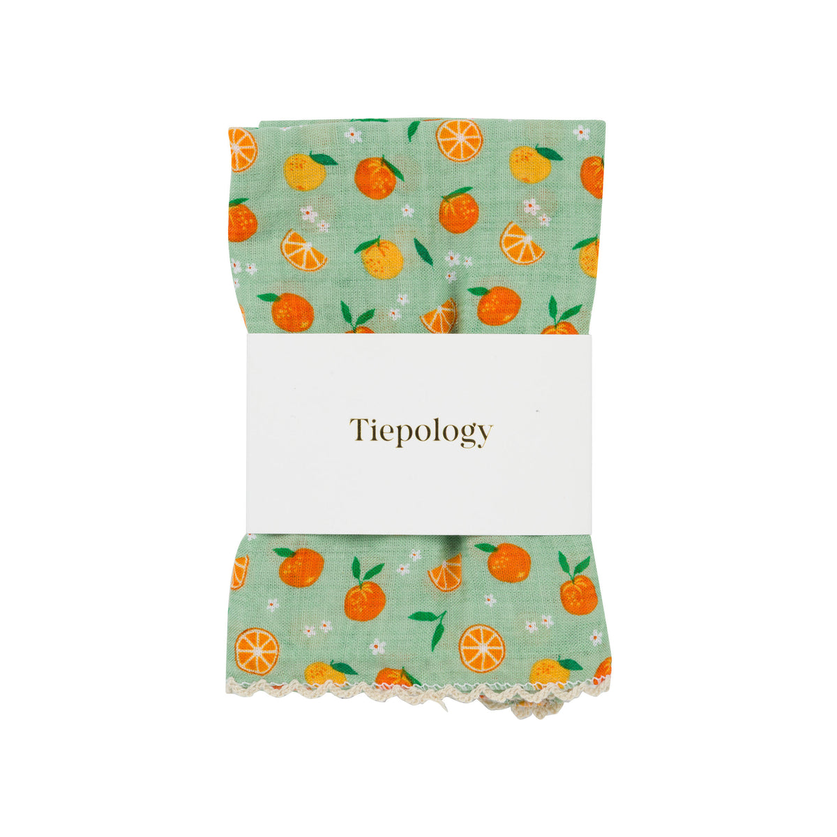 ORANGE SORBET COTTON RAYON SCARF