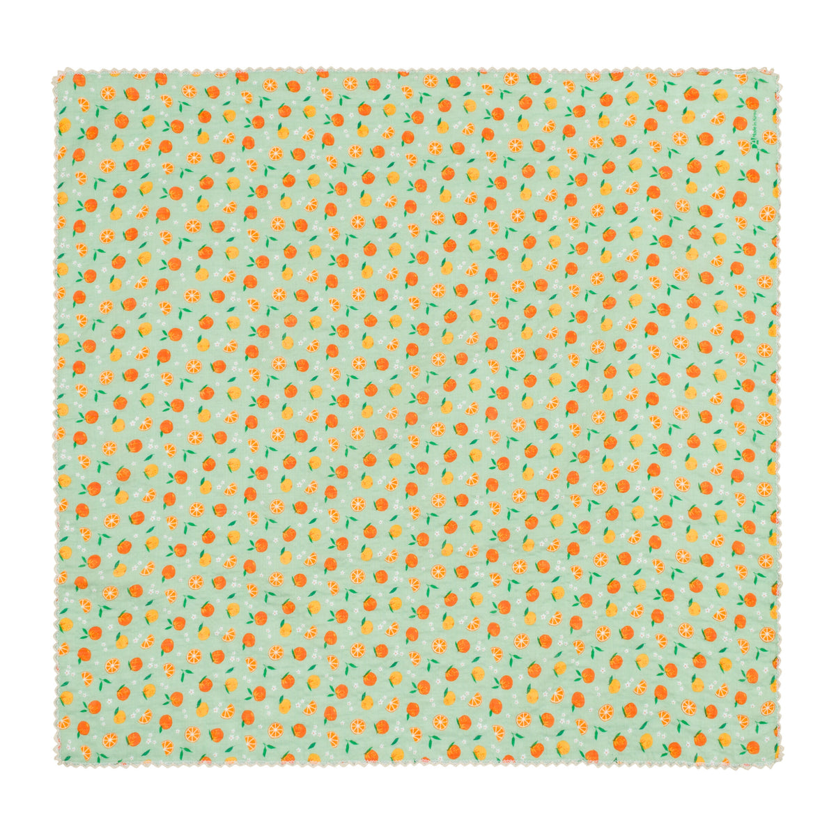 ORANGE SORBET COTTON RAYON SCARF
