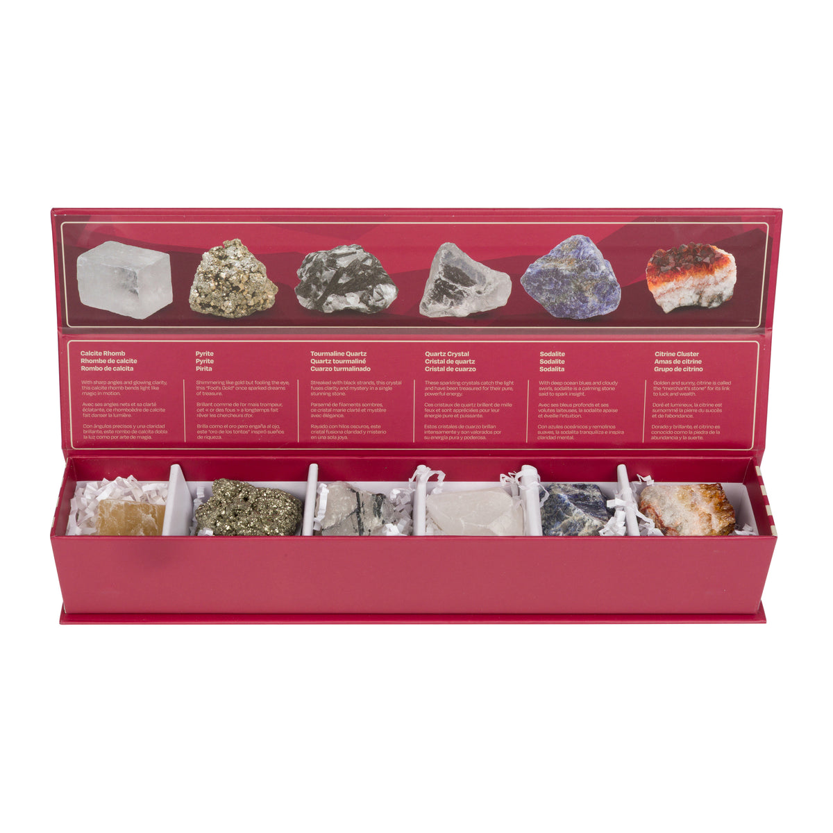 SET OF 6 COLLECTIBLE MINERALS - CRYSTAL CRITTERS