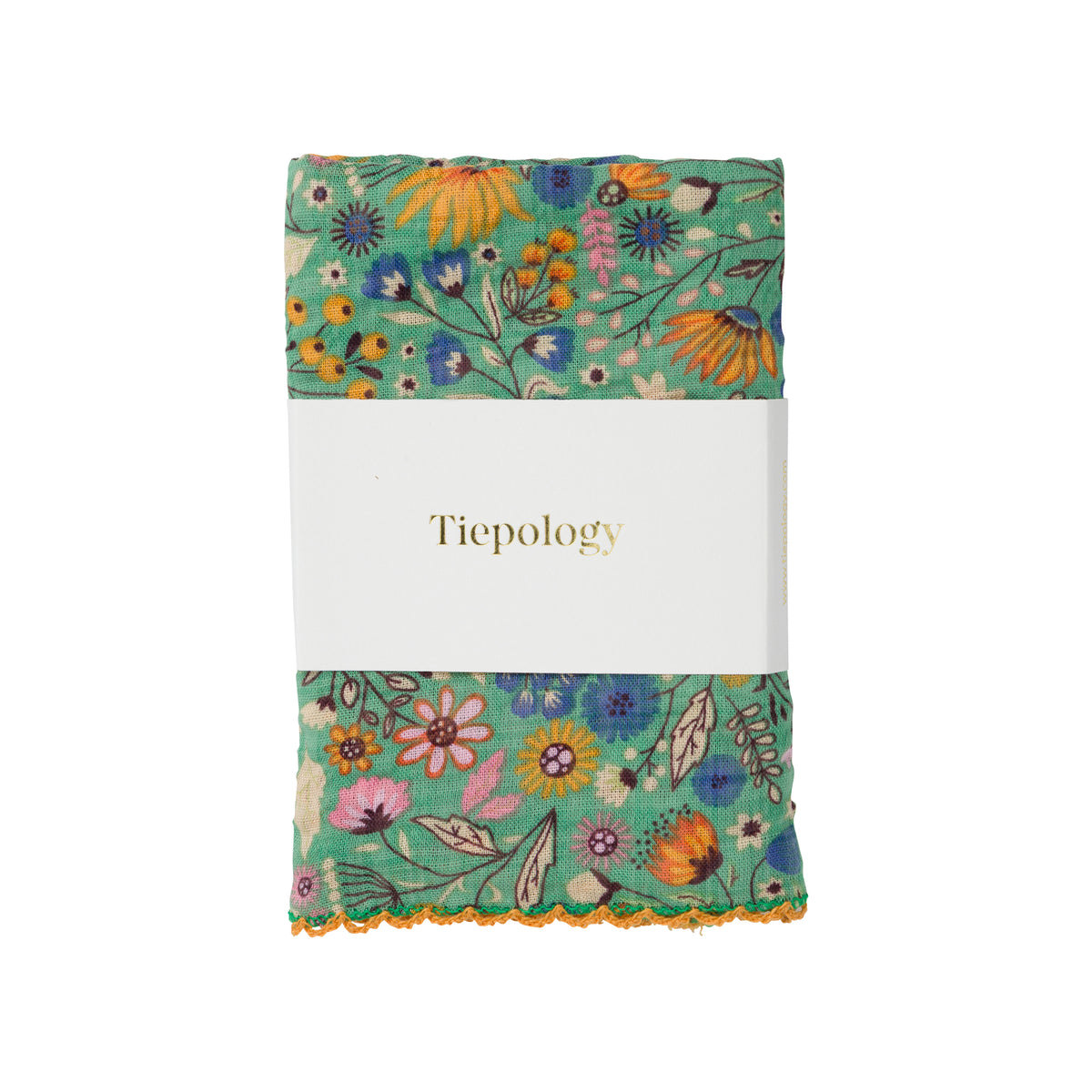 FLOWER FIELDS COTTON RAYON SCARF