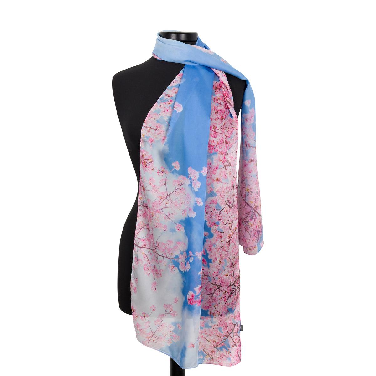 CHERRY BLOSSOM SHEER SCARF