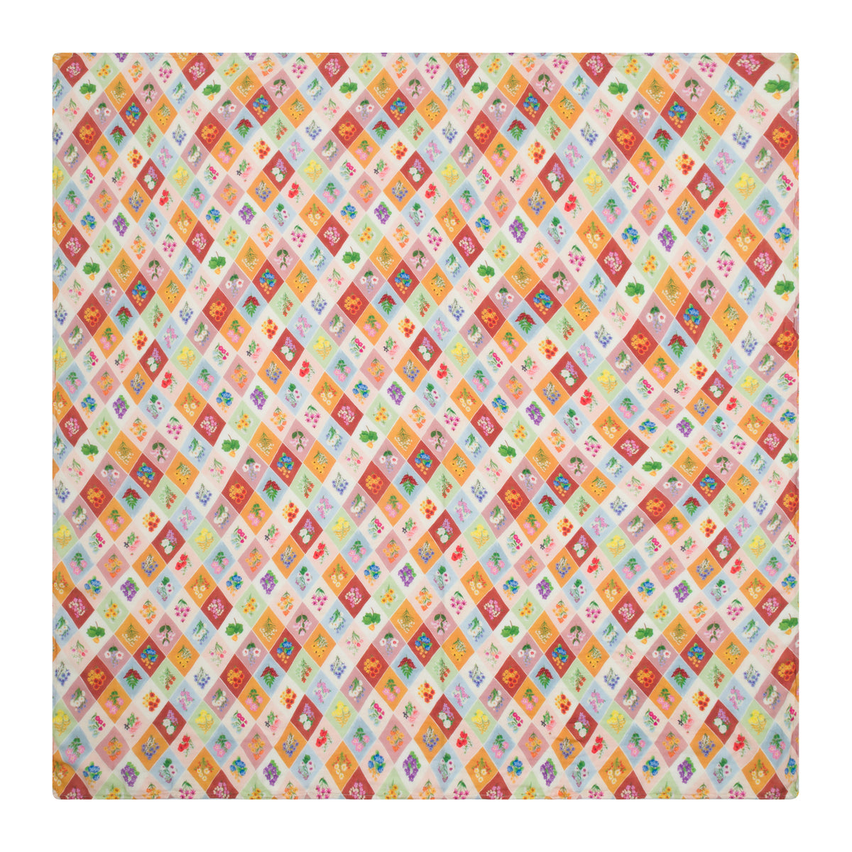 VINTAGE BLOOMS REVERSIBLE BABY QUILT