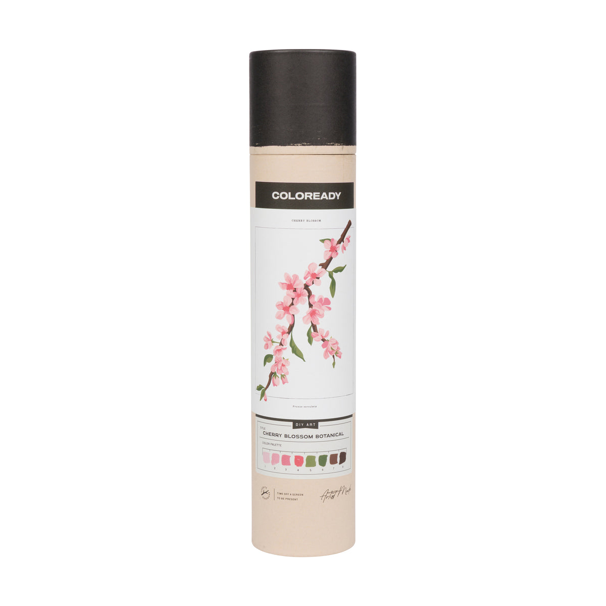 CHERRY BLOSSOM PAINT-BY-NUMBERS KIT
