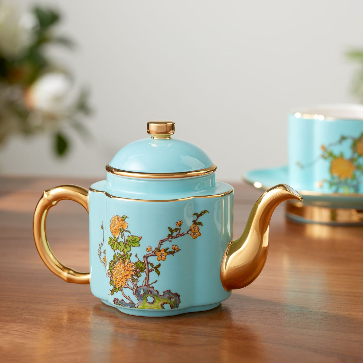 LADY TURQUIOA TEA FOR ONE SET