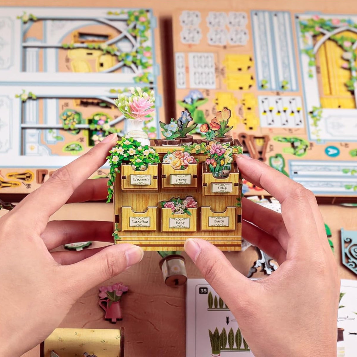 WINDSOR FLOWER HOUSE MODEL KIT