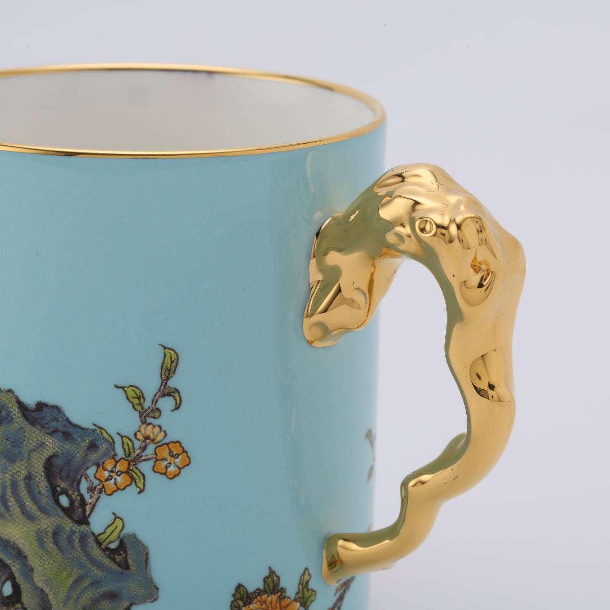 LADY TURQUIOA PEONY MUG