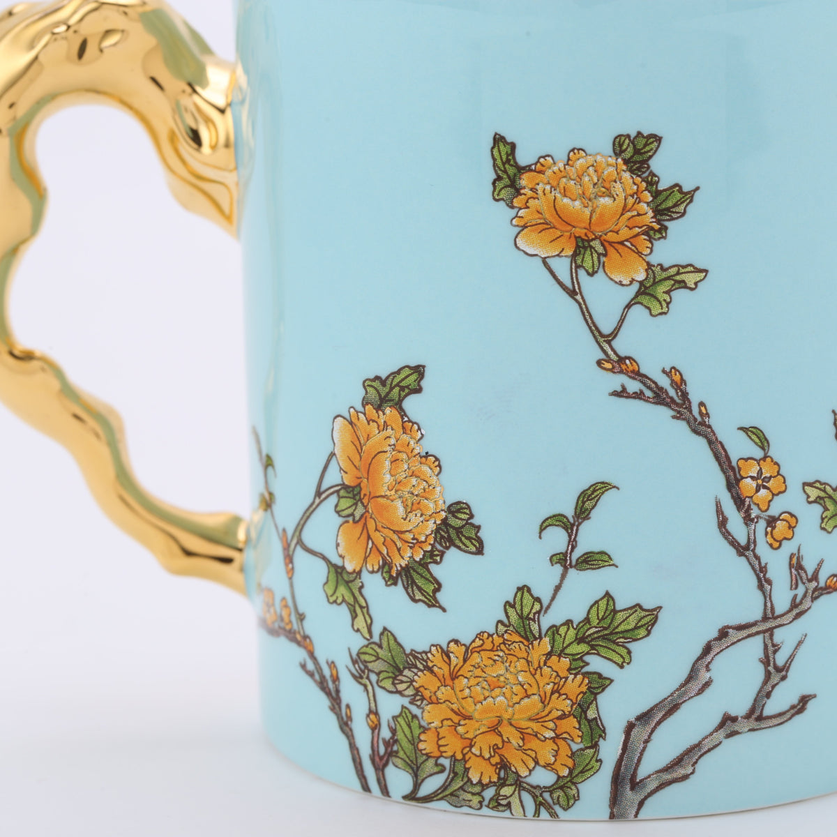 LADY TURQUIOA PEONY MUG