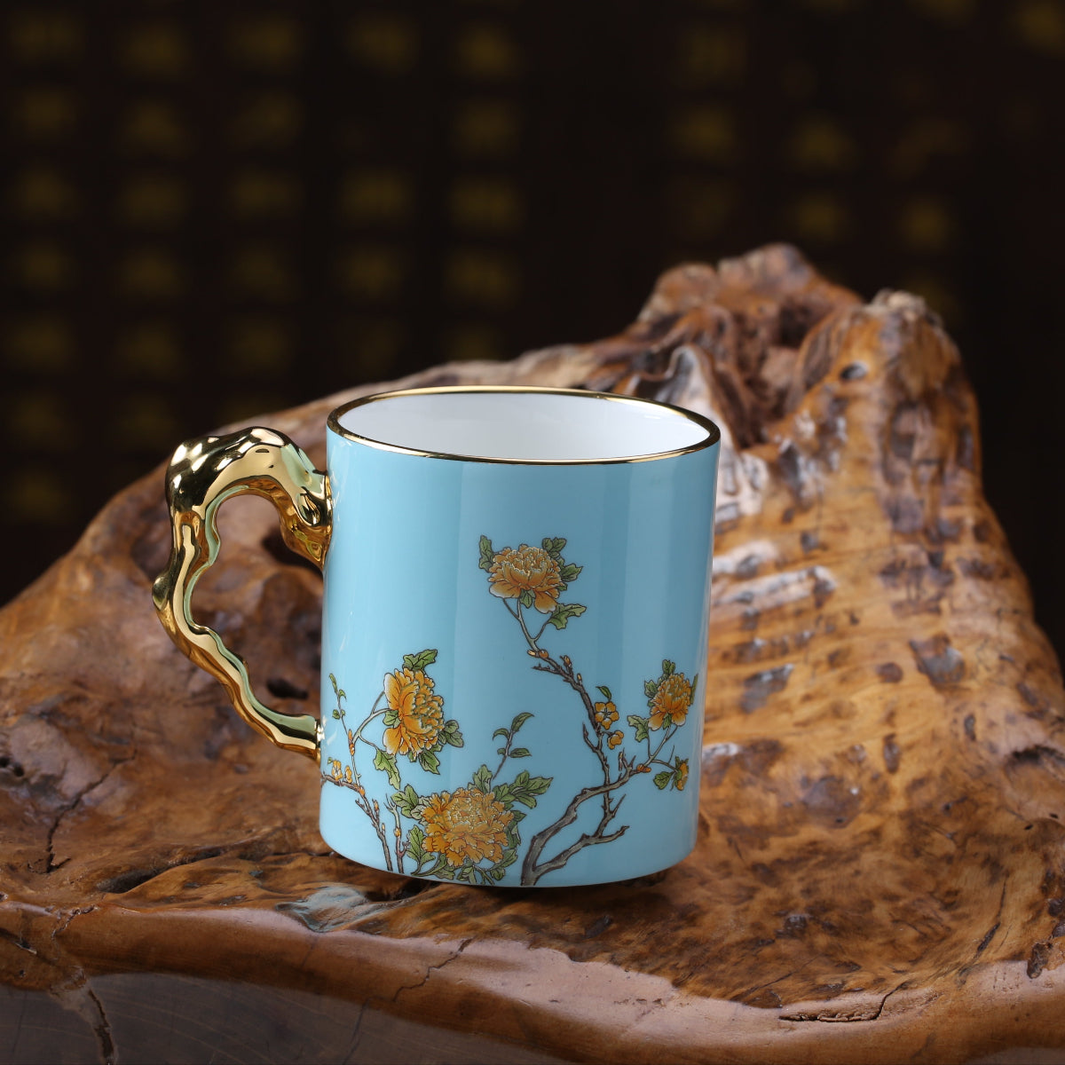 LADY TURQUIOA PEONY MUG