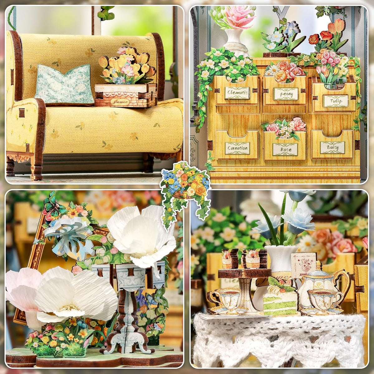 WINDSOR FLOWER HOUSE MODEL KIT