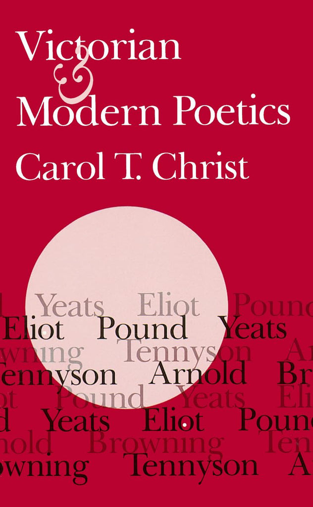 An entertaining and enthralling introduction to the poetics of the Victorians and the Modernists, "Victorian and Modern Poetics" by Carol T. Christ is the type of book which, if you have an affinity for and interest in the poets discussed and ideas analyzed here, is impossible to put down. 188 pages. Softcover.