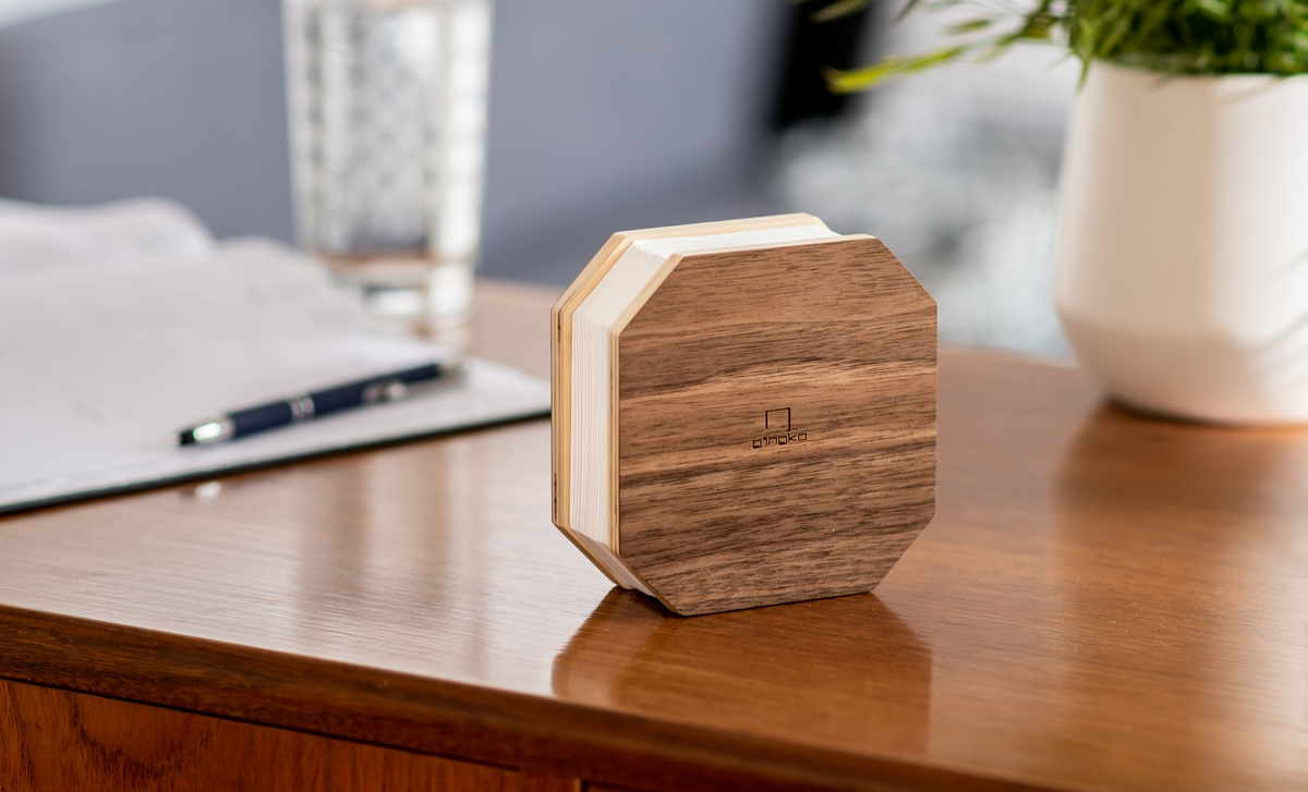 SMART ACCORDIAN LAMP - WALNUT