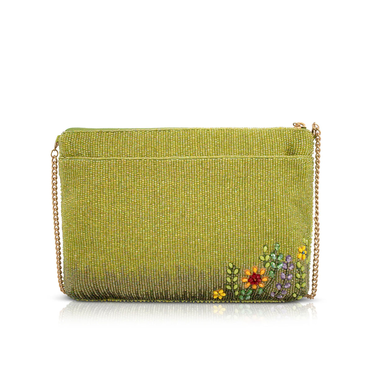 A DAY IN THE PARK BEADED CLUTCH