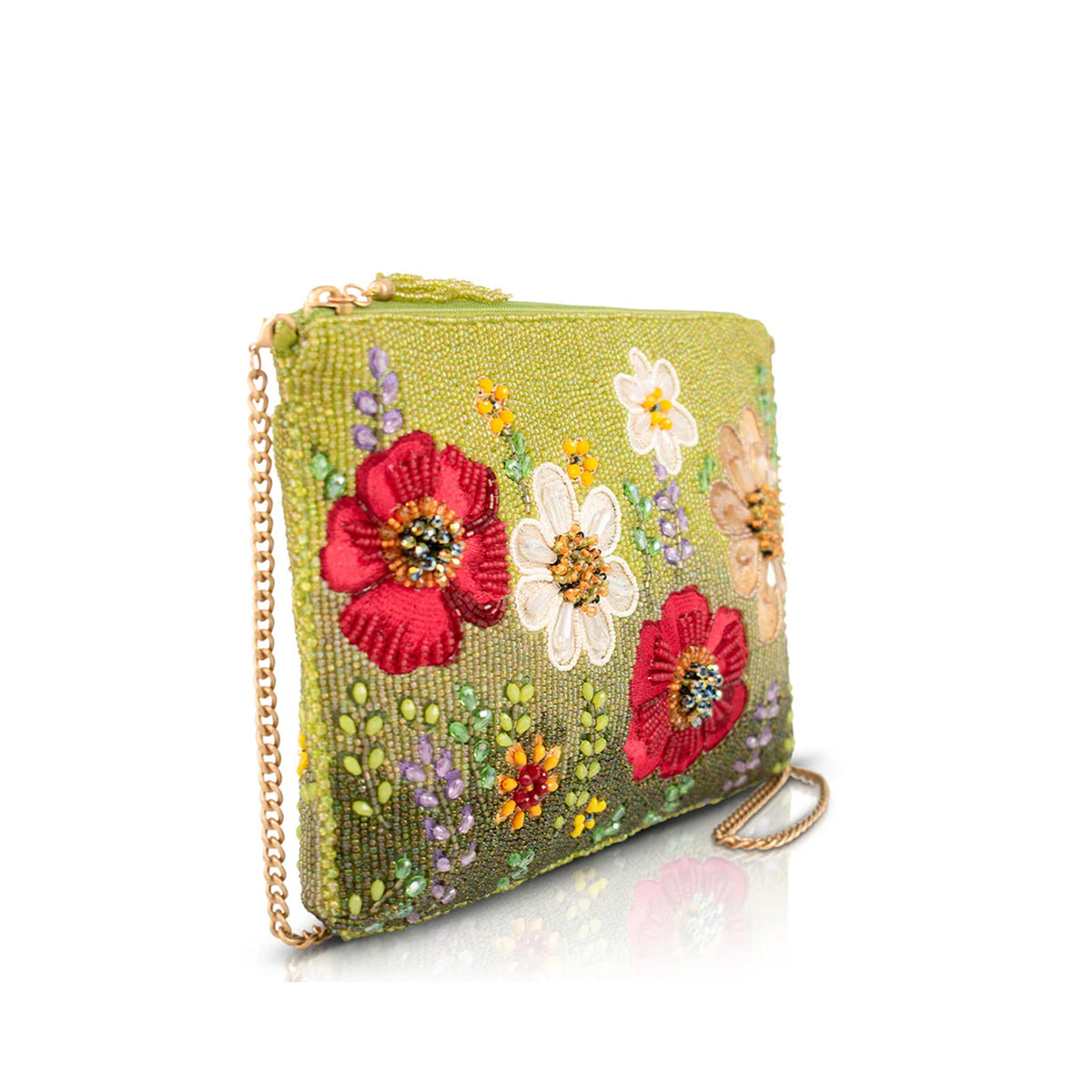 A DAY IN THE PARK BEADED CLUTCH