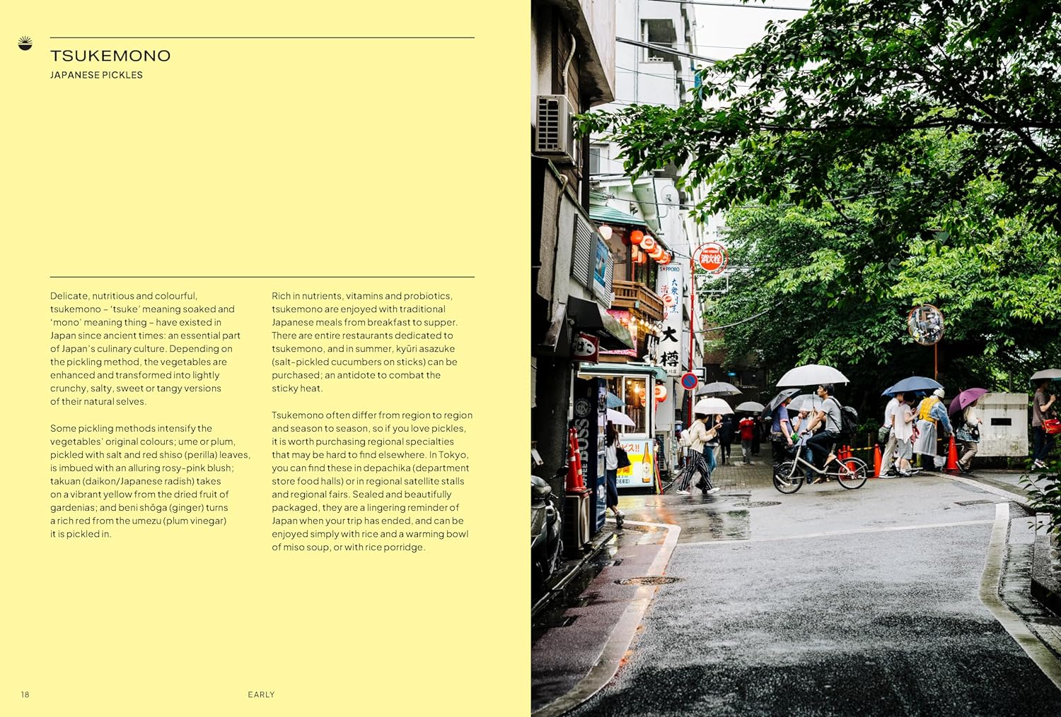 The best of Tokyo cuisine and culture, from AM to PM.A Day in Tokyo is a culinary journey through one of the world’s most vibrant cities.From the bustling streets of Shinjuku to the hidden corners of Ueno, this book takes you on a delicious food adventure from breakfast through to dinner. 240 pages. Hardcover.