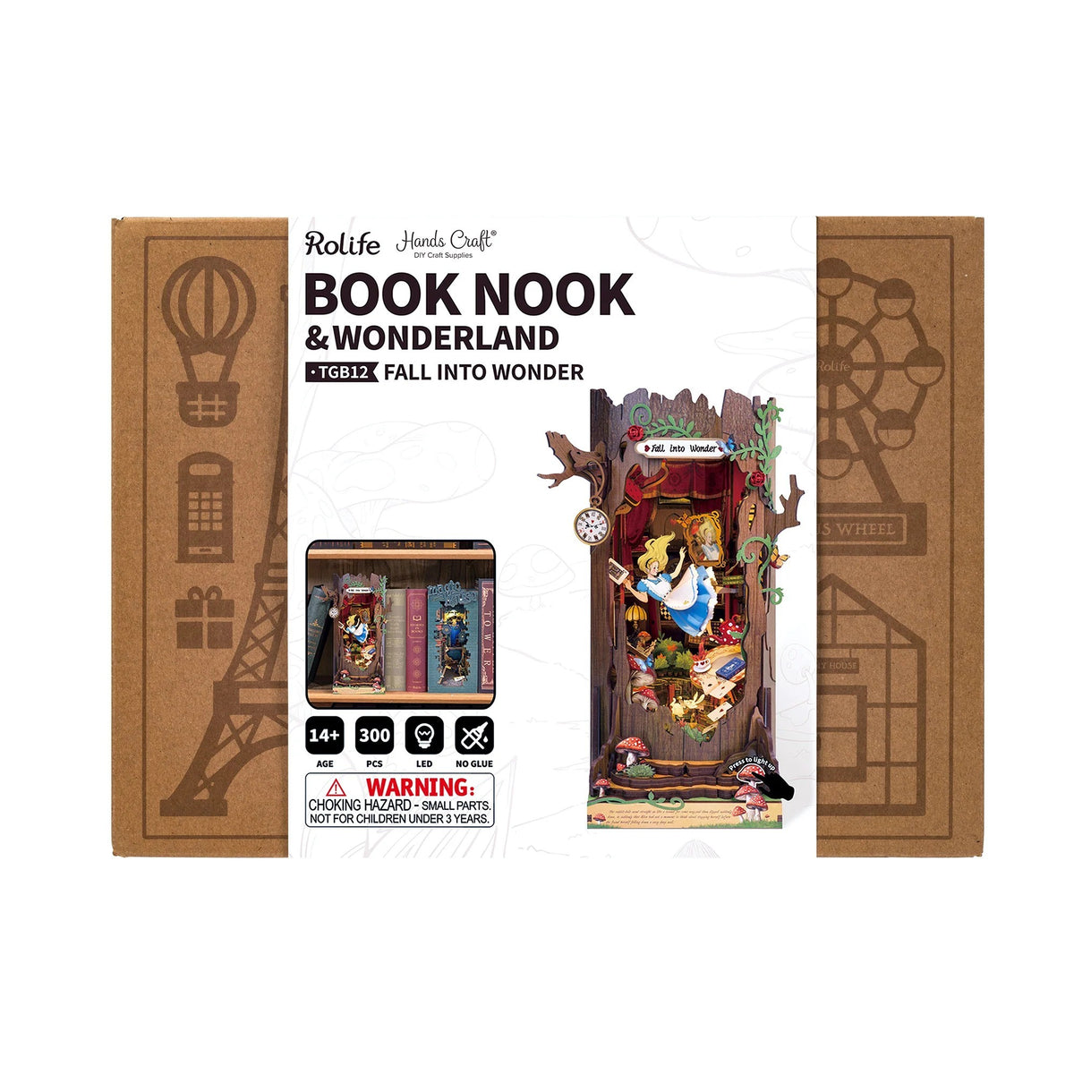 ALICE'S FALL INTO WONDER BOOKNOOK KIT