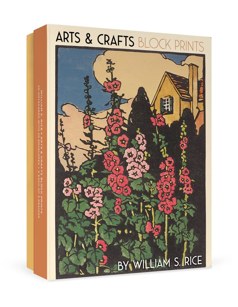 William Seltzer Rice was born in Pennsylvania but moved to Northern California in 1900, when the region’s Arts &amp; Crafts movement was flowering. The landscapes of Northern California proved excellent raw materials for his creativity. 20 blank notecards (5 each of 4 designs) with envelopes. Card size: 5 x 7&quot;.