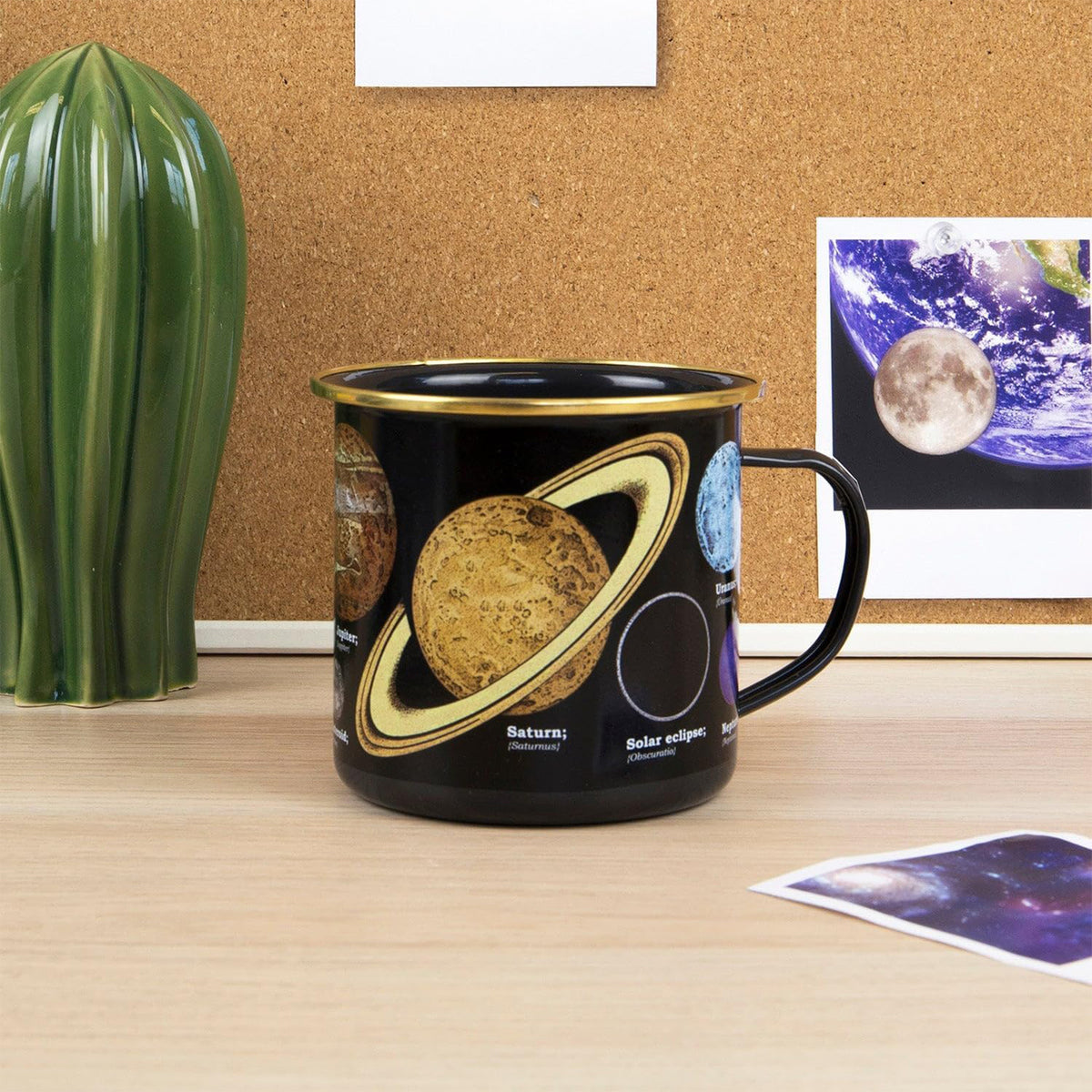 ASTRONOMY ENAMEL MUG