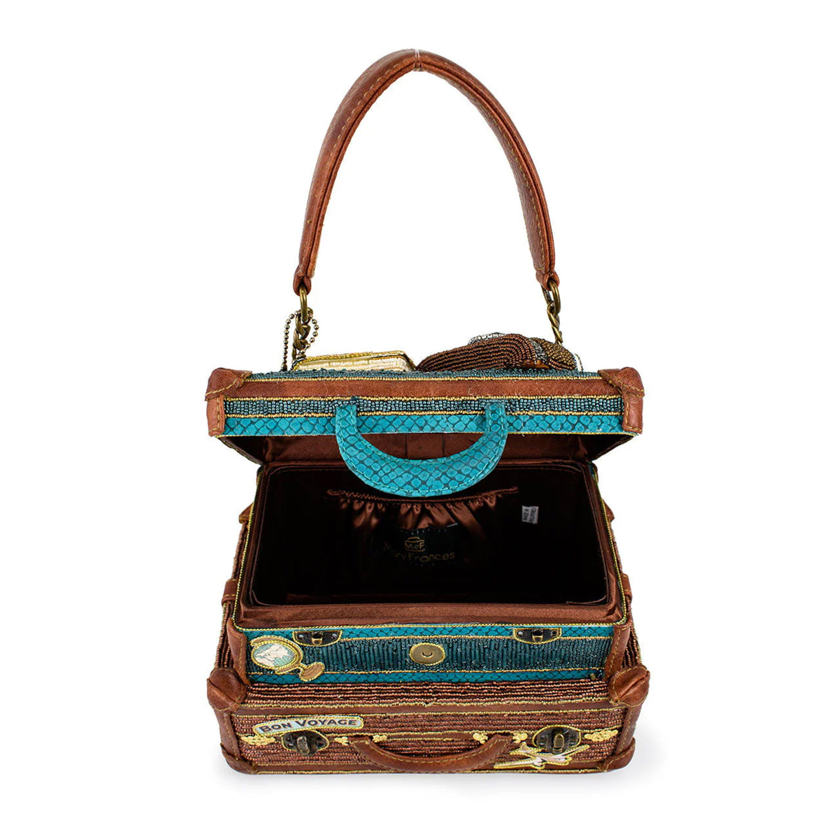 BAGGAGE CLAIM BEADED HANDBAG