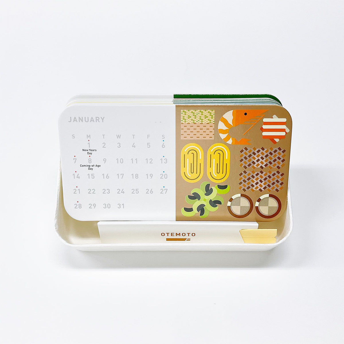 2027 BENTO BOX DESK CALENDAR