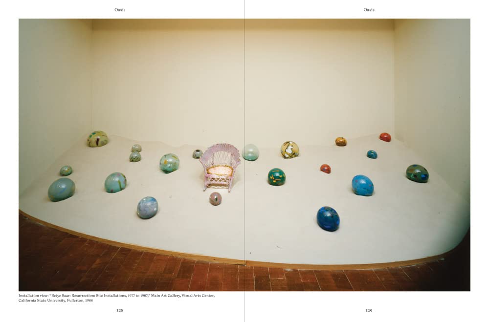 Rarely seen installation works that exemplify this pioneering artist’s critical focus on Black identity and Black feminism. Showcasing a lesser-known aspect of Saar’s art, Serious Moonlight provides new insights into her explorations of ritual, and spirituality as well as themes of the African diaspora. Hardcover