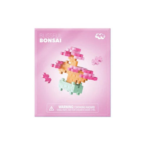 This compact building block pack evokes the springtime feel of a classic seed pack. Simple and fun to build and 'prune' each branch to make a miniature Bonsai model that is completely unique. Each pack also includes a themed mat to sit on for a unique display.