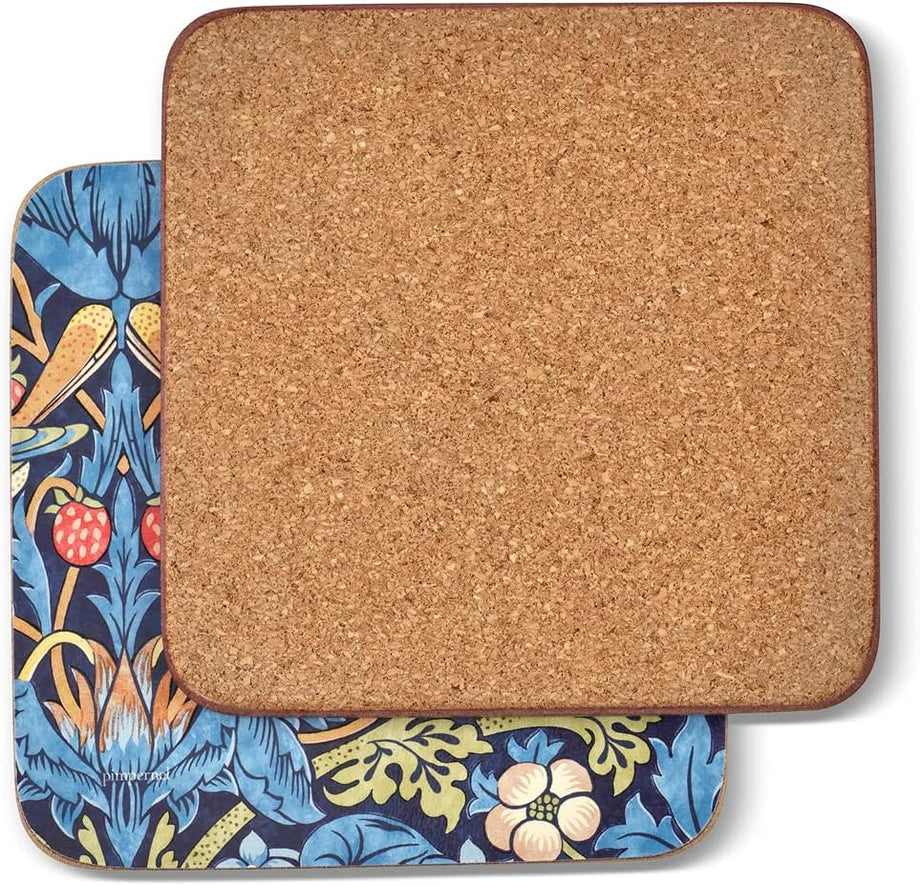 Cork Back Hard Coasters- Each