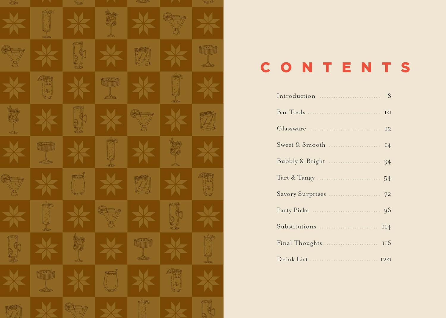 Book cover of 'The Booze-Free Bar(c)art Book' with a cocktail illustration on a purple background