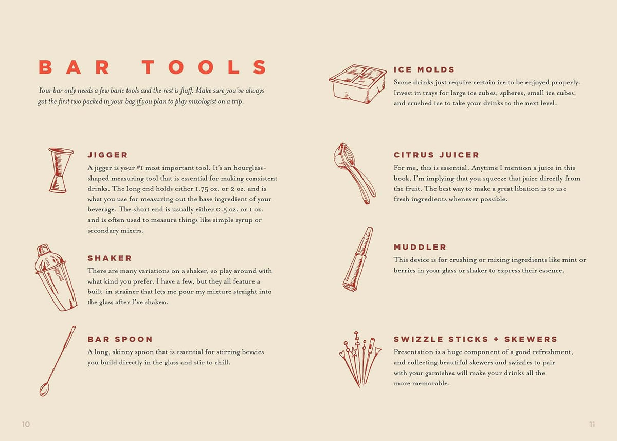 THE BOOZE-FREE BAR(C)ART BOOK: THE ART OF CRAFTING EASY, ELEGANT MOCKTAILS