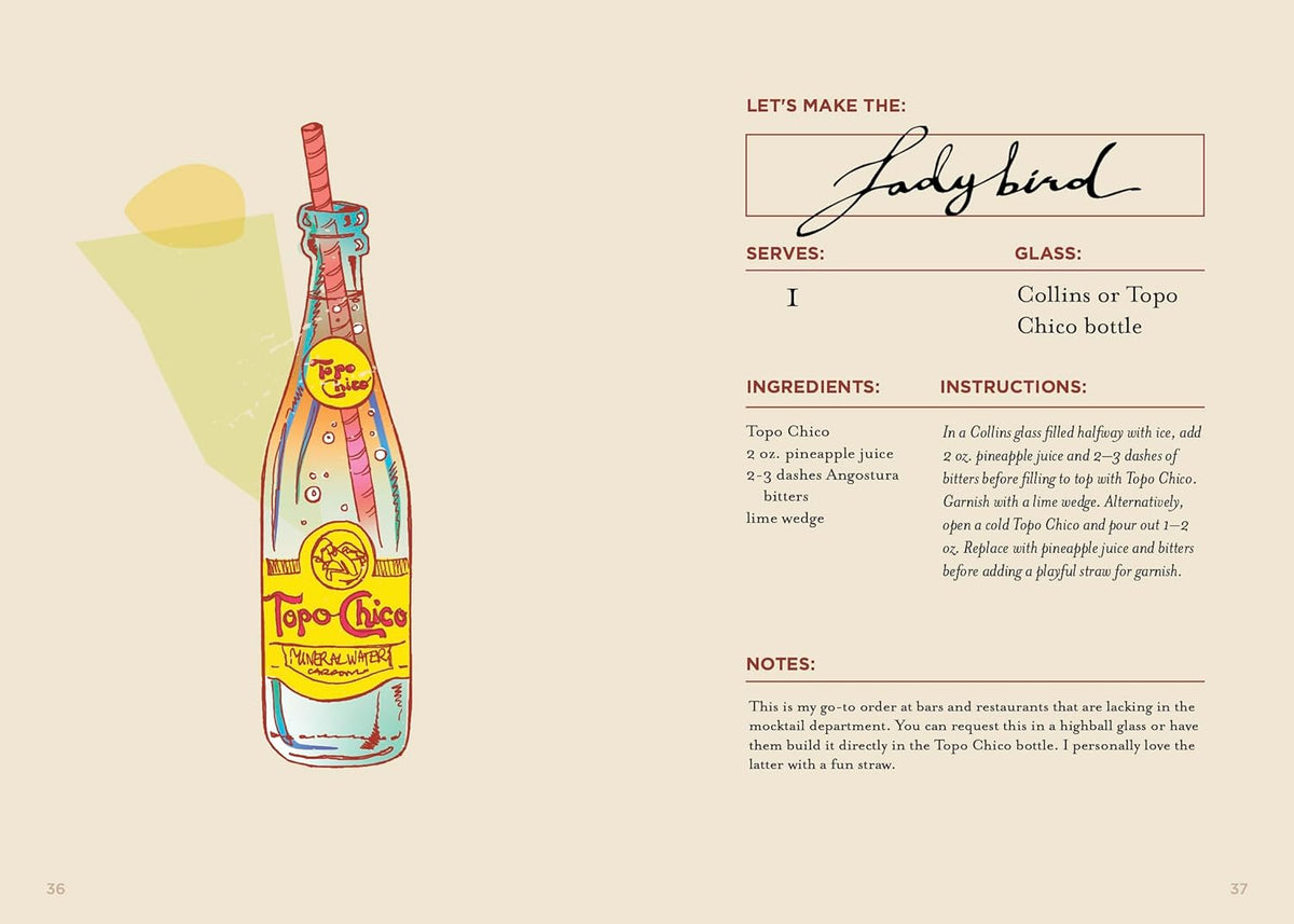 THE BOOZE-FREE BAR(C)ART BOOK: THE ART OF CRAFTING EASY, ELEGANT MOCKTAILS