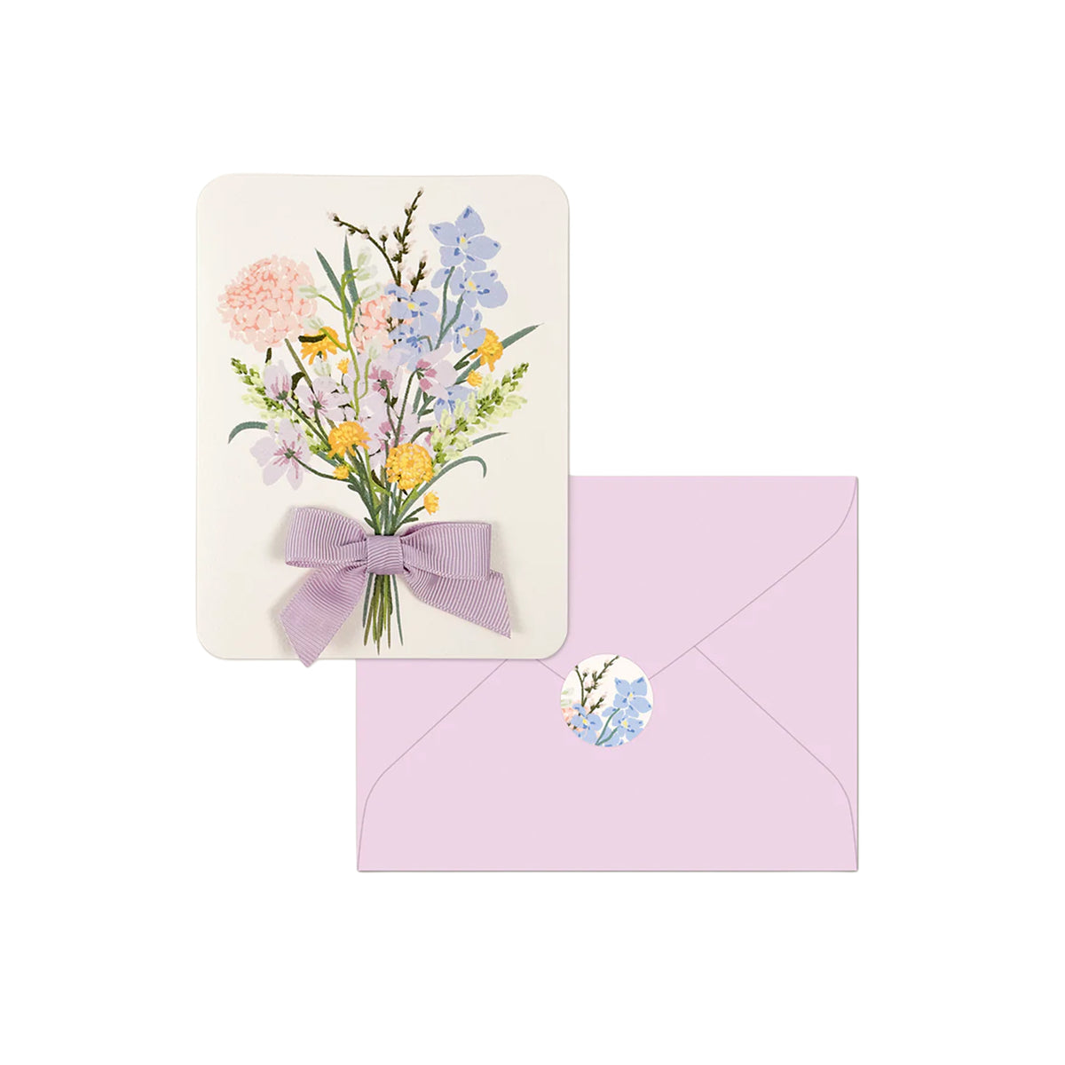 BLISSFUL BOUQUET BOW NOTECARD SET