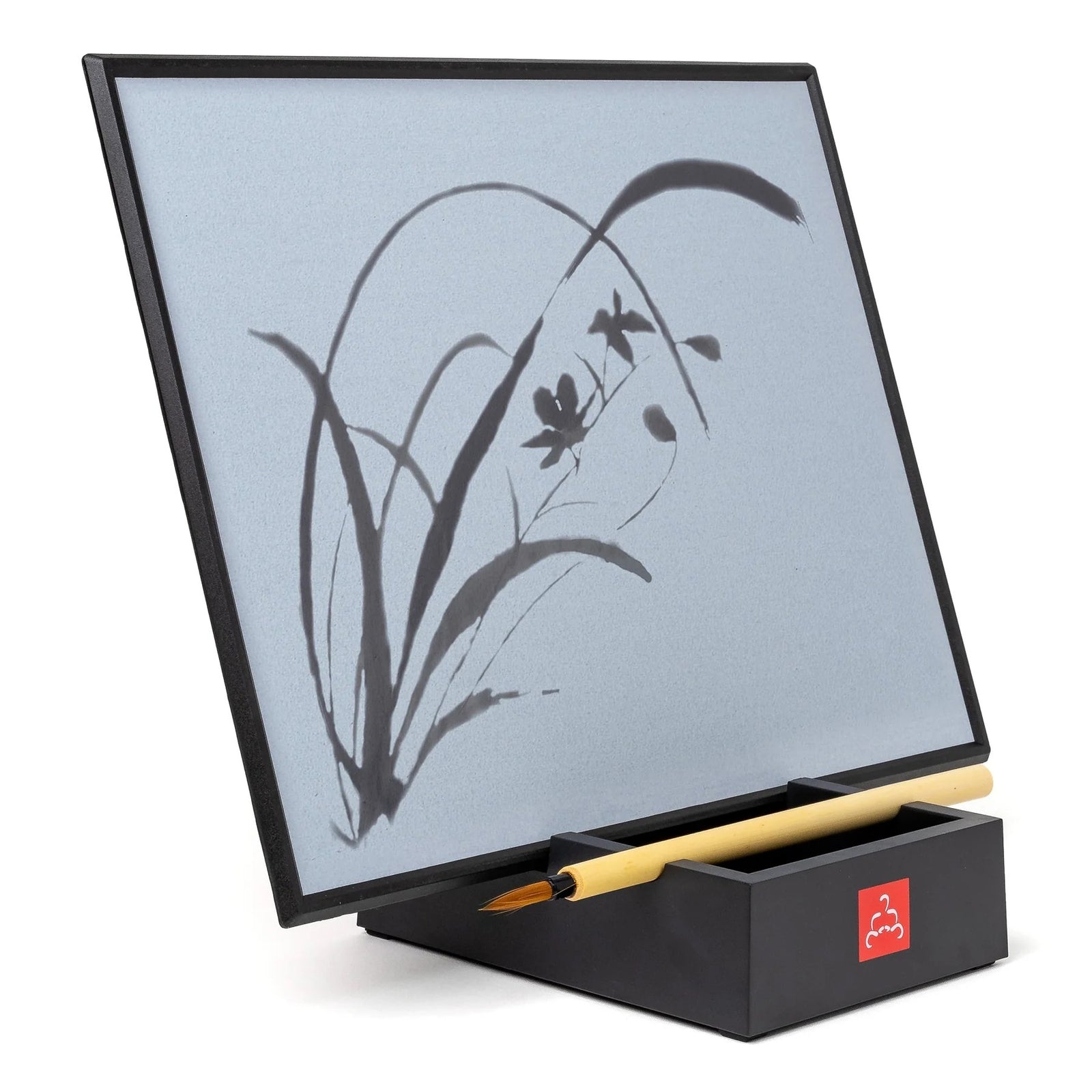 BRUSH PAINTING CALLIGRAPHY SET WITH A BPARD, BRUSH AND WATER TRAY