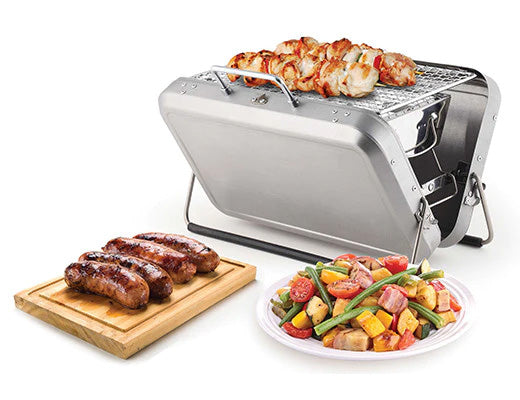 BRIEFCASE BARBECUE - PORTABLE CHARCOAL GRILL – The Huntington Store