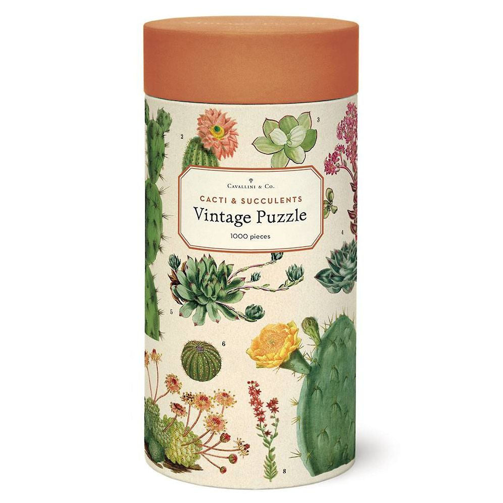 CACTI AND SUCCULENTS VINTAGE PUZZLE