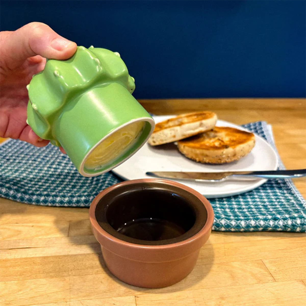 CACTUS BUTTER STORAGE DISH