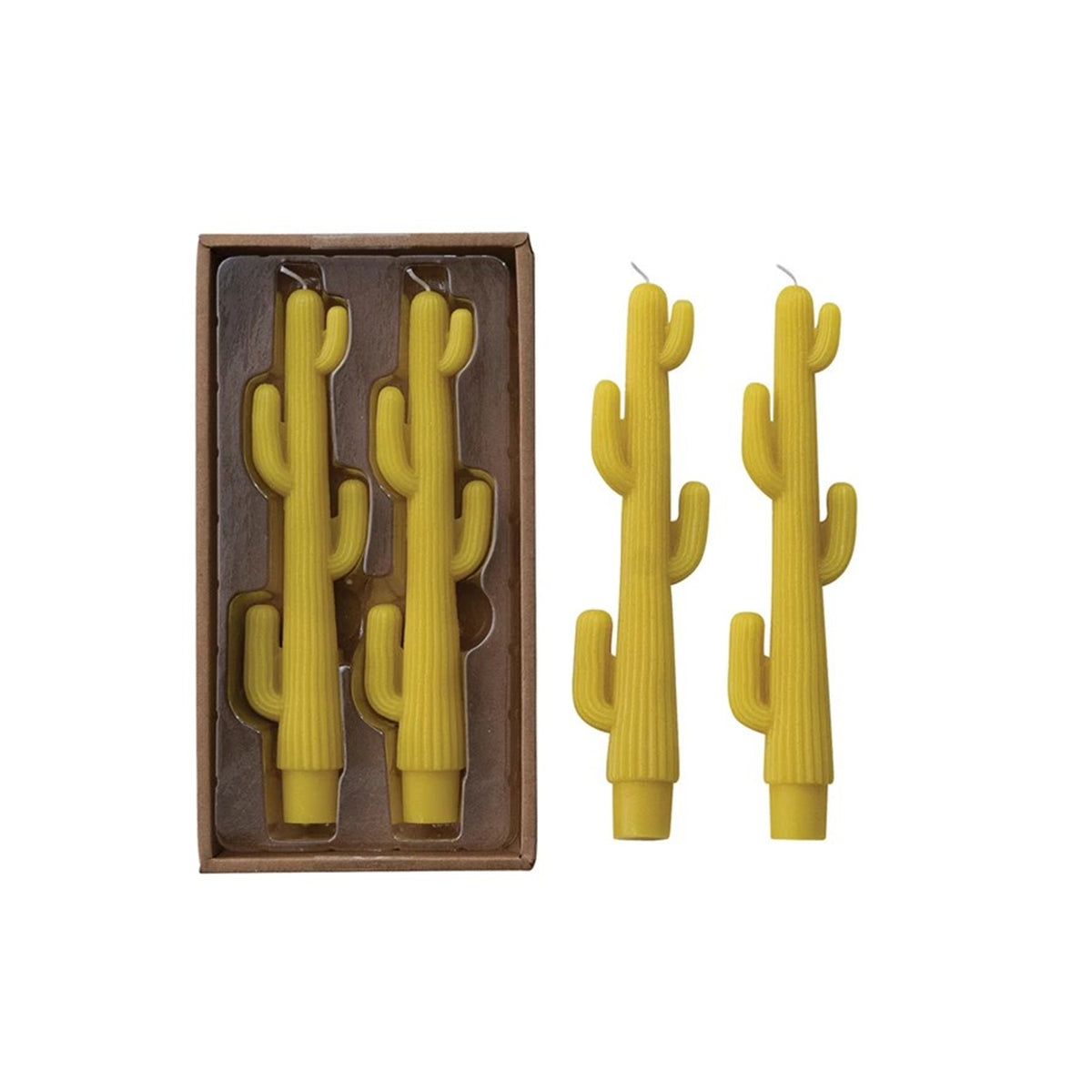 CACTUS-SHAPED TAPER CANDLES