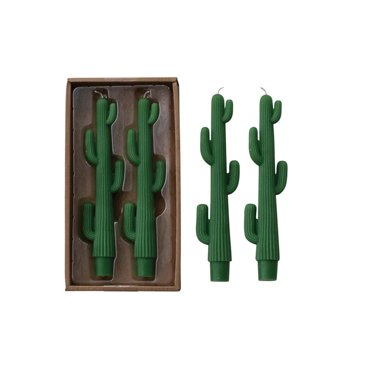 CACTUS-SHAPED TAPER CANDLES